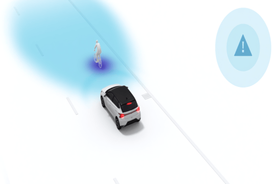 Freinage d’urgence autonome avec détection des piétons et des cyclistes